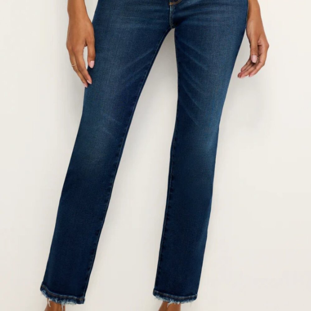 Good American Soft Tech Good Legs Straight Jeans